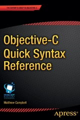 Objective-C Quick Syntax Reference - Matthew Campbell