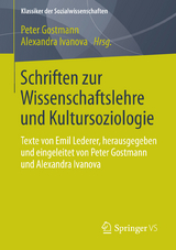 Schriften zur Wissenschaftslehre und Kultursoziologie - 