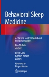 Behavioral Sleep Medicine - Lisa Medalie