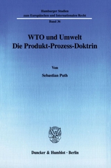 WTO und Umwelt. - Sebastian Puth