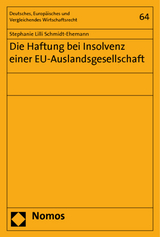 Die Haftung bei Insolvenz einer EU-Auslandsgesellschaft - Stephanie Lilli Schmidt-Ehemann