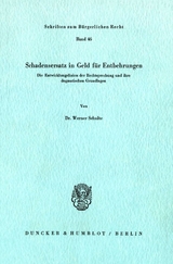 Schadensersatz in Geld für Entbehrungen. - Werner Schulte