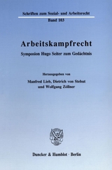 Arbeitskampfrecht. - 