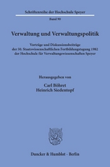 Verwaltung und Verwaltungspolitik. - 