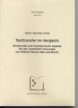 Texttransfer im Vergleich - Miren Ramírez Antía