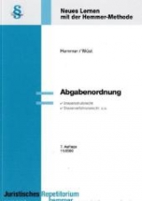 Abgabenordnung - Karl E Hemmer, Achim Wüst