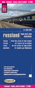 Reise Know-How Landkarte Russland - vom Ural zum Baikalsee (1:2.000.000) - Reise Know-How Verlag Reise Know-How Verlag Peter Rump