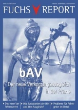 bAV - der neue Versorgungsausgleich -  Redaktion Fuchsbriefe