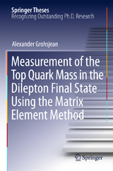 Measurement of the Top Quark Mass in the Dilepton Final State Using the Matrix Element Method - Alexander Grohsjean