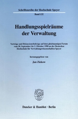 Handlungsspielräume der Verwaltung. - 