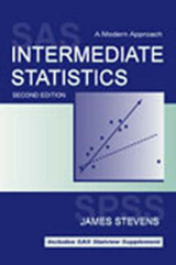 Intermediate Statistics - Stevens, James P; Pituch, Keenan A.; Whittaker, Tiffany A.; Stevens, James P.