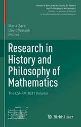 Research in History and Philosophy of Mathematics - 