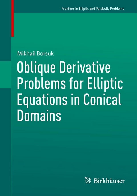 Oblique Derivative Problems for Elliptic Equations in Conical Domains - Mikhail Borsuk