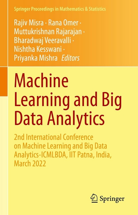 Machine Learning and Big Data Analytics - 