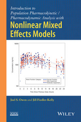 Introduction to Population Pharmacokinetic / Pharmacodynamic Analysis with Nonlinear Mixed Effects Models -  Jill Fiedler-Kelly,  Joel S. Owen