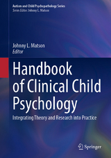 Handbook of Clinical Child Psychology - 