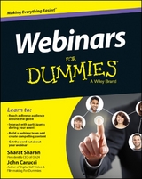 Webinars For Dummies - Sharat Sharan, John Carucci