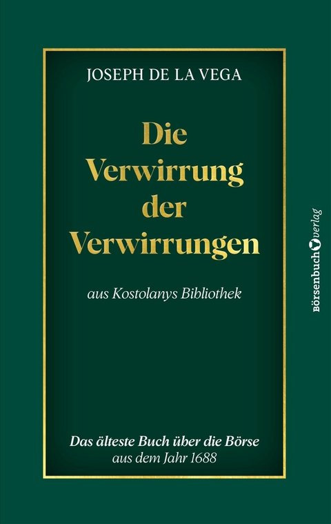 Die Verwirrung der Verwirrungen - Joseph de la Vega