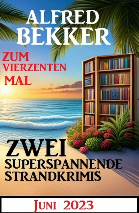 Zum vierzehnten Mal zwei superspannende Strandkrimis Juni 2023 -  Alfred Bekker