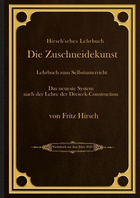 Hirsch&apos;sches Lehrbuch -  Fritz Hirsch