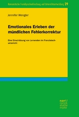 Emotionales Erleben der mündlichen Fehlerkorrektur - Jennifer Wengler