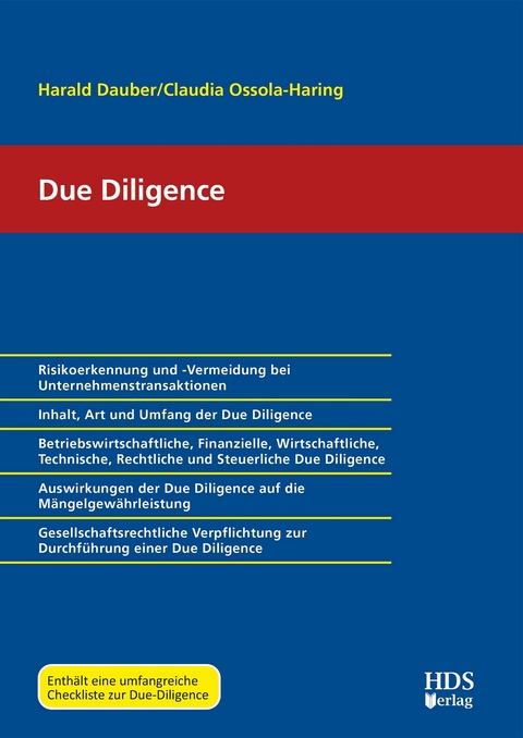 Due Diligence -  Harald Dauber,  Claudia Ossola-Haring