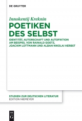 Poetiken des Selbst -  Innokentij Kreknin