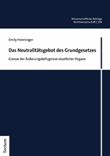 Das Neutralitätsgebot des Grundgesetzes -  Emily Henninger