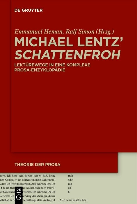 Michael Lentz' ?Schattenfroh? - 