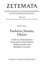 Funktion, Stimme, Fiktion - Markus Hafner