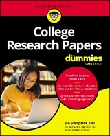 College Research Papers For Dummies - Joe Giampalmi