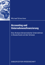 Accounting und Unternehmensfinanzierung - Michael Schachtner