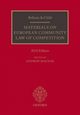 Bellamy and Child: Materials on European Community Law of Competition - Macnab, Andrew