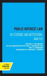 Public Interest Law - Burton A. Weisbrod, Joel F. Handler, Neil K. Komesar