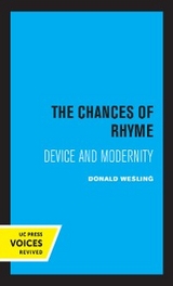 The Chances of Rhyme - Donald Wesling