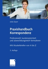 Praxishandbuch Korrespondenz - Jutta Sauer