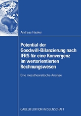 Potential der Goodwill-Bilanzierung nach IFRS für eine Konvergenz im wertorientierten Rechnungswesen - Andreas Haaker