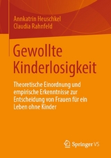 Gewollte Kinderlosigkeit - Annkatrin Heuschkel, Claudia Rahnfeld