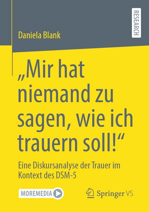 “Mir hat niemand zu sagen, wie ich trauern soll!” - Daniela Blank