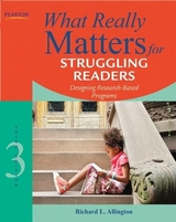 What Really Matters for Struggling Readers - Allington, Richard