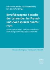 Berufsbezogene Sprache der Lehrenden im Fremd- und Zweitsprachenunterricht - 