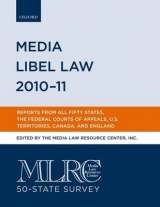 Media Libel Law 2010-2011 - Center, Media Law Resource