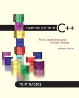 Starting Out with C++ - Gaddis, Tony