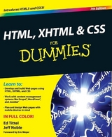 HTML, XHTML and CSS For Dummies - Tittel, Ed; Noble, Jeff