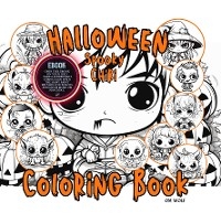 Halloween Spooky Chibi Coloring Book -  OM WOLF