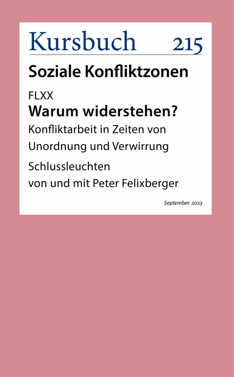 FLXX | Schlussleuchten von und mit Peter Felixberger - Peter Felixberger