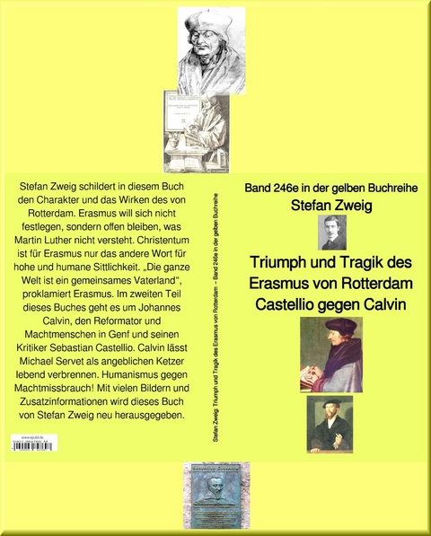 Triumph und Tragik des Erasmus von Rotterdam  – Band 246 in der  gelben Buchreihe – bei Jürgen Ruszkowski - Stefan Zweig