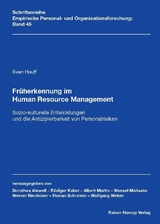 Früherkennung im Human Resource Management - Sven Hauff