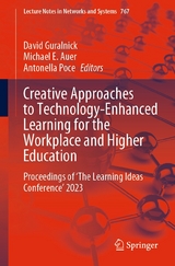 Creative Approaches to Technology-Enhanced Learning for the Workplace and Higher Education - 