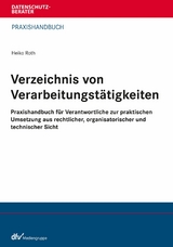 Verzeichnis von Verarbeitungstätigkeiten - Heiko Roth